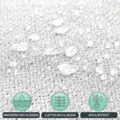 Dreieckiges Sonnensegel 3x3x3 M Polyester Luftdurchlässig -Haushaltsgeräte Geschäft 10038200 de 0003 logo