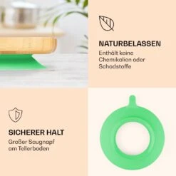 Kindergeschirr Bambusteller & Löffel 250 Ml Inkl. Saugnapf 18 X 18 Cm 10 Kindergeschirr Bambusteller & Löffel 250 Ml Inkl. Saugnapf 18 X 18 Cm -Haushaltsgeräte Geschäft 10038289 de 0003 logo