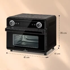 AeroVital Jumbo 3-in-1 Heißluftfritteuse Toaster Dörrautomat 1550 W 18 Liter -Haushaltsgeräte Geschäft 10038339 yy 0011 dimensions