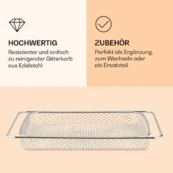 AeroVital Jumbo Heißluftfritteuse Gitterkorb Edelstahl -Haushaltsgeräte Geschäft 10038341 de 0003 logo