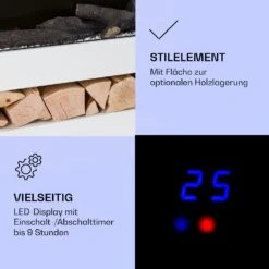 Studio Light & Fire 3 Smart Kamin 1000/2000W MDF WiFi-Steuerung 13 Studio Light & Fire 3 Smart Kamin 1000/2000W MDF WiFi-Steuerung -Haushaltsgeräte Geschäft 10038383 de 0004 logo