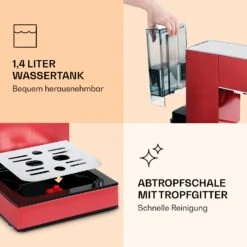 Pausa Espressomaker 1350 Watt 20 Bar Druck Wassertank: 1,4 Liter Edelstahl -Haushaltsgeräte Geschäft 10038394 de 0007 logo