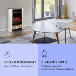 Studio 5 Arc Elektrokamin 1800 W LED-Flammen Heizlüfter Fernbedienung -Haushaltsgeräte Geschäft 10038400 de 0002 logo