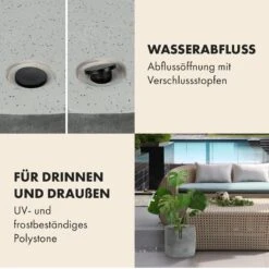 Venlo Blumentopf Polystone In- Und Outdoor 3 Größen -Haushaltsgeräte Geschäft 10038472 de 0004 usp