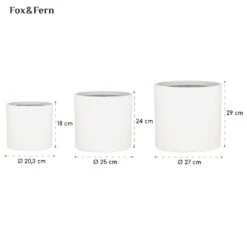 Gendt Pflanztopf Übertopf 3er-Set 3 Größen S/M/L Faserstein In/Outdoor 13 Gendt Pflanztopf Übertopf 3er-Set 3 Größen S/M/L Faserstein In/Outdoor -Haushaltsgeräte Geschäft 10038475 yy 0005 usp