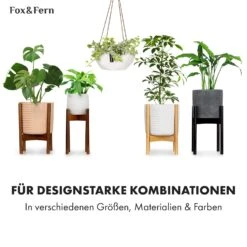 Laren Blumenampel Ø 28 Cm Polystone Mit Naturseilen -Haushaltsgeräte Geschäft 10038487 de 0006 usp