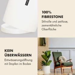 Pflanztopf Übertopf Faserstein In/Outdoor -Haushaltsgeräte Geschäft 10038509 de 0003 usp