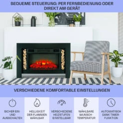 Studio Loft 2 Elektrokamin 1900 W LED-Technik Fernbedienung -Haushaltsgeräte Geschäft 10038618 de 0006 usp