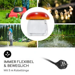 Power Mushroom Smart Gartensteckdose WiFi-Steuerung 3680 Watt IP44 -Haushaltsgeräte Geschäft 10038628 de 0005 logo