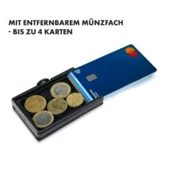 ZNAP Slim Wallet 8 Karten Münzfach 8 X 1,5 X 6 Cm (BxHxT) RFID-Schutz -Haushaltsgeräte Geschäft 10038763 de 0005 logo