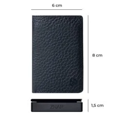 ZNAP Slim Wallet 8 Karten Münzfach 8 X 1,5 X 6 Cm (BxHxT) RFID-Schutz -Haushaltsgeräte Geschäft 10038763 yy 0008 dimensions