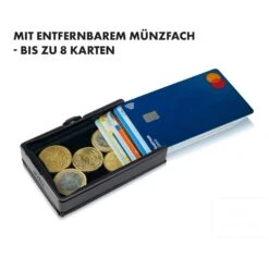 ZNAP Slim Wallet 12 Karten Münzfach 8 X 1,8 X 6 Cm (BxHxT) RFID-Schutz -Haushaltsgeräte Geschäft 10038781 de 0005 logo