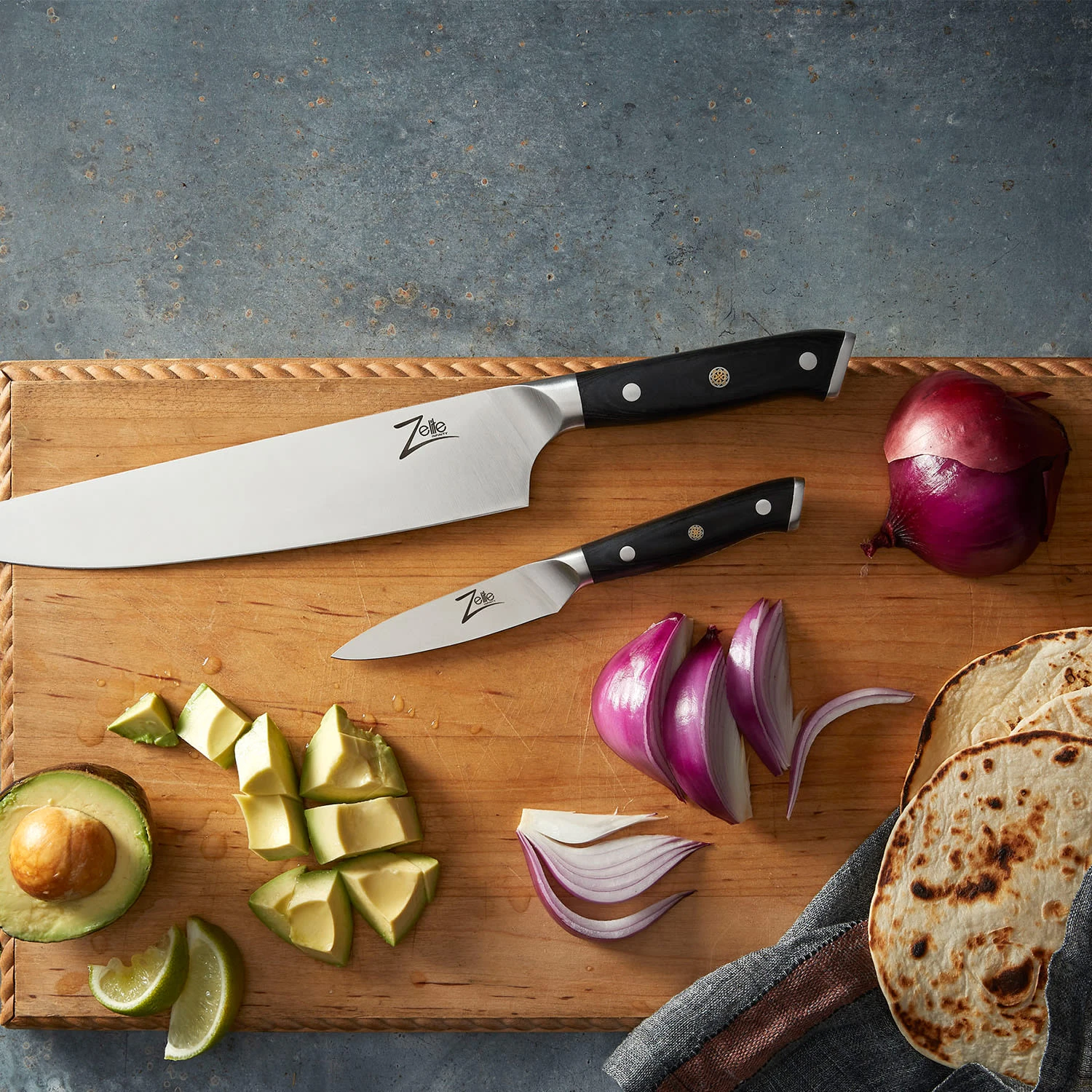 Alpha-Royal German 4" Schälmesser 56 HCR Damaszenerstahl 5 Alpha-Royal German 4" Schälmesser 56 HCR Damaszenerstahl – Bild 3