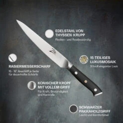 Alpha-Royal German 6"Allzweckmesser 56 HCR Edelstahl -Haushaltsgeräte Geschäft 10039008 de 0002 logo