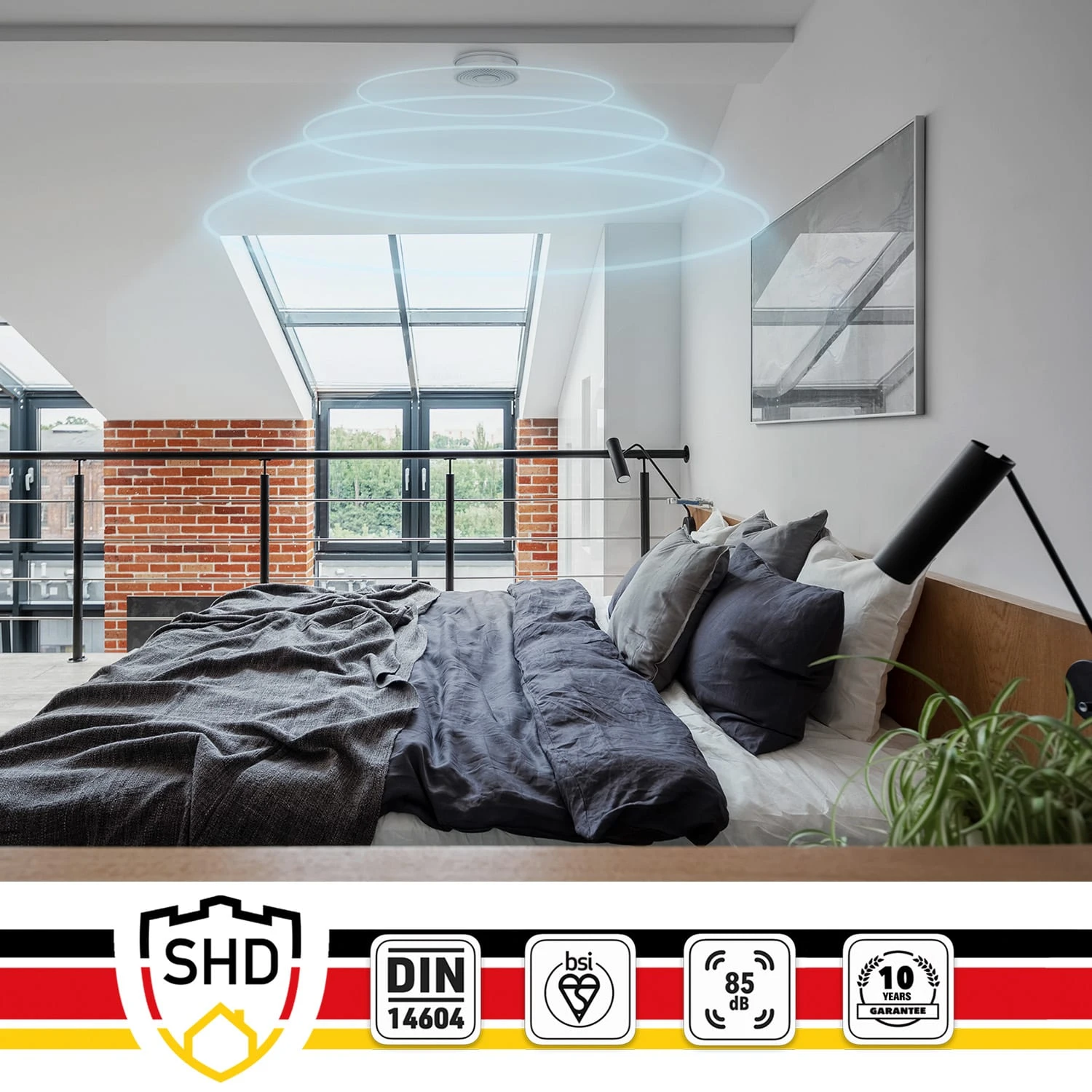 Rauchmelder DOF39 Mit Magnetic Mount Magnethalterung Im Set 8 Rauchmelder DOF39 Mit Magnetic Mount Magnethalterung Im Set – Bild 6