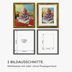 Lancaster Bilderrahmen Rechteckig 24,8 X 19,3 Cm Fotos Passepartout Holz -Haushaltsgeräte Geschäft 10039320 de 0007 logo