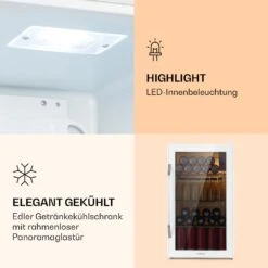 Beersafe XXL Quartz Kühlschrank 80 Liter 3 Böden Panoramaglastür -Haushaltsgeräte Geschäft 10039427 de 0004 logo