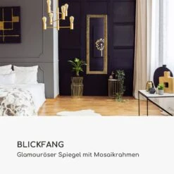 Norwich Spiegel Holzrahmen Rechteckig 130 X 45 Cm Mosaik-Design -Haushaltsgeräte Geschäft 10039472 de 0003 logo