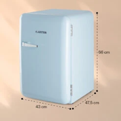 Audrey Retro-Kühlschrank 70 Liter 3 Regale 2 Türfächer Innenbeleuchtung 16 Audrey Retro-Kühlschrank 70 Liter 3 Regale 2 Türfächer Innenbeleuchtung -Haushaltsgeräte Geschäft 10039693 yy 0007 logo