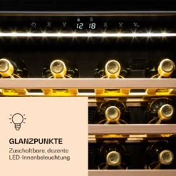 Klarstein Vinamour 77 Duo Weinkühlschrank 191 Liter 5 - 20 °C 2 Kühlzonen -Haushaltsgeräte Geschäft 10039771 de 0006 logo