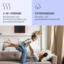 Mojave 500 Smart 2-in-1 Heizgerät Infrarot Konvektor 60x60cm 500W RGB-Licht -Haushaltsgeräte Geschäft 10039810 de 0004 logo