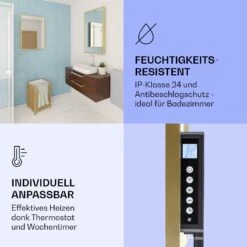 La Palma 750 Smart 2-in-1 Heizgerät Infrarot Konvektor 85x60cm 750W Spiegelfront -Haushaltsgeräte Geschäft 10039834 de 0006 logo