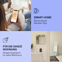 La Palma 900 Smart Infrarotstrahler Konvektor 40x160cm 900W Spiegel Standfuß -Haushaltsgeräte Geschäft 10039841 de 0003 logo