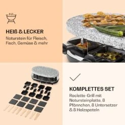 Steaklette Raclette Raclette-Grill Mit Zubehör Für 8 Personen -Haushaltsgeräte Geschäft 10039925 de 0004 logo