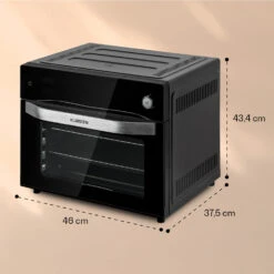 Vigor Air Heißluftfritteuse 1800 W 30 Liter 18 Programme -Haushaltsgeräte Geschäft 10039940 yy 0008 dimensions