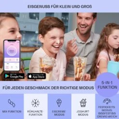 Dolce Bacio Smart Eiscremebereiter Yogurtmaker Kompressor 2 Liter WiFi Touch Edelstahl 12 Dolce Bacio Smart Eiscremebereiter Yogurtmaker Kompressor 2 Liter WiFi Touch Edelstahl -Haushaltsgeräte Geschäft 10040048 de 0003 logo