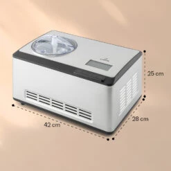 Dolce Bacio Smart Eiscremebereiter Yogurtmaker Kompressor 2 Liter WiFi Touch Edelstahl 17 Dolce Bacio Smart Eiscremebereiter Yogurtmaker Kompressor 2 Liter WiFi Touch Edelstahl -Haushaltsgeräte Geschäft 10040048 yy 0008 dimensions