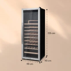 Vinamour 46 Uno Weinkühlschrank 1 Zonen 155 L/46 Fl. 4-18 °C Edelstahl 15 Vinamour 46 Uno Weinkühlschrank 1 Zonen 155 L/46 Fl. 4-18 °C Edelstahl -Haushaltsgeräte Geschäft 10040059 yy 0006 dimensions