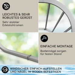 Orleans Gazebo 300 X 220 X 300 Cm Schiebedach UV-Schutz 50+ Leicht -Haushaltsgeräte Geschäft 10040119 de 0003 logo