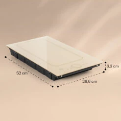 Victoria Domino Induktionskochfeld Einbau 3500W Flexzone Timer -Haushaltsgeräte Geschäft 10040200 yy 0007 dimensions