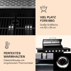Valdosta 6.1 Gasgrill 6+1 Brenner 19,3 KW Gesamtleistung -Haushaltsgeräte Geschäft 10040269 de 0003 logo