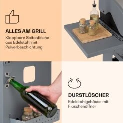 Lucifer 4 Gasgrill 4 X 3,6 KW Brenner 69x45cm Grill Edelstahl Mobil -Haushaltsgeräte Geschäft 10040281 de 0005 logo