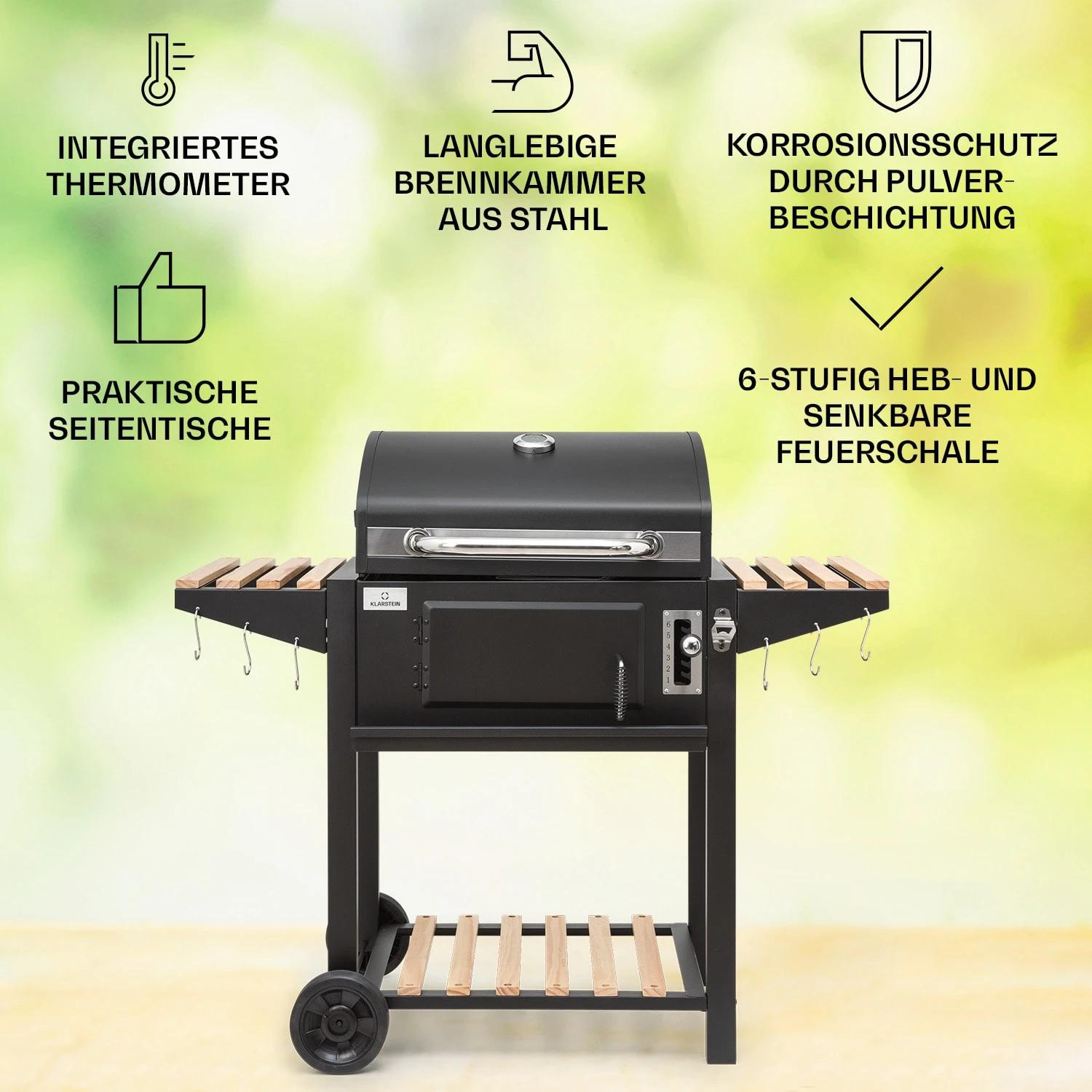 Aberdeen Single Holzkohlegrill 4 Aberdeen Single Holzkohlegrill – Bild 2