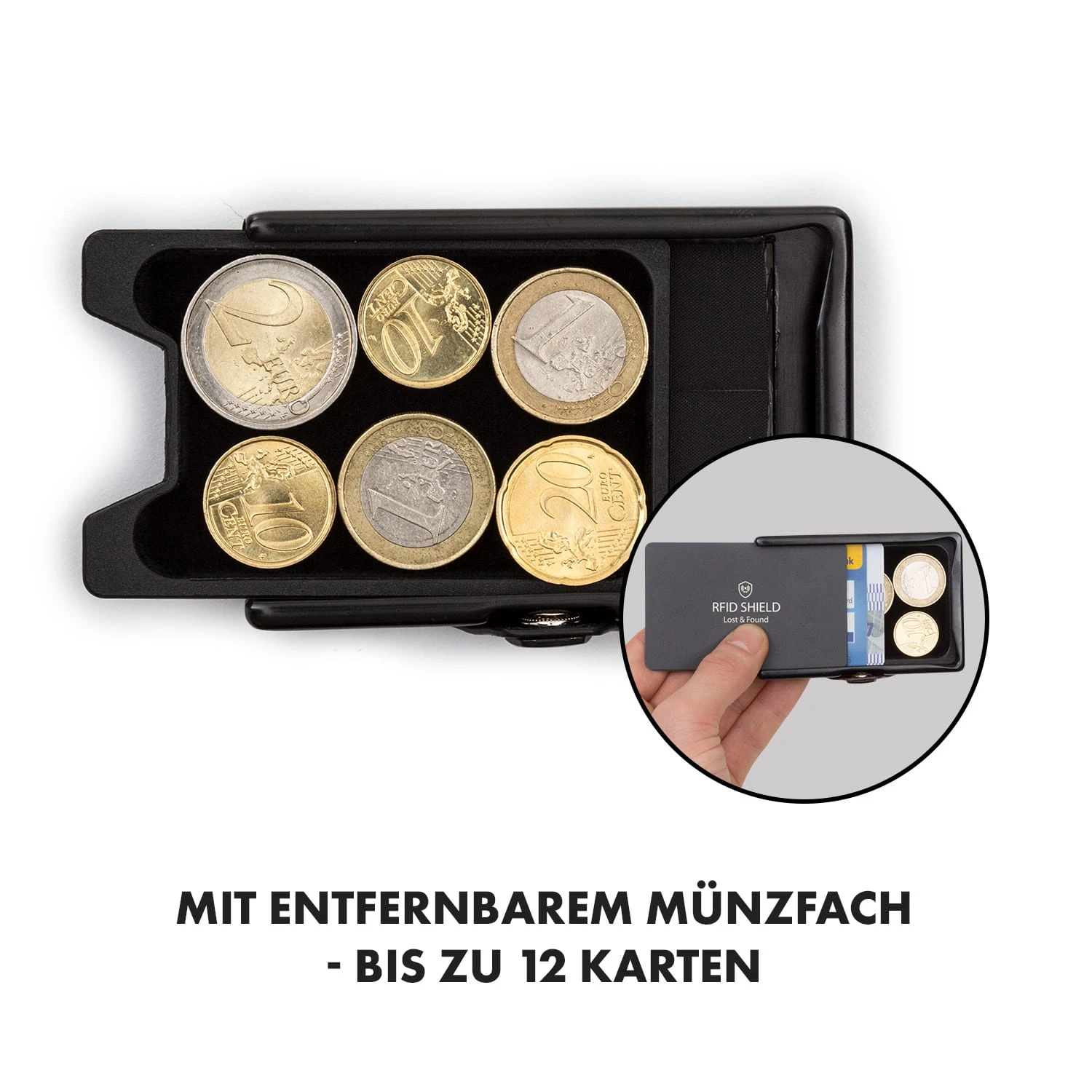 ZNAP Airtag Wallet 12 Karten Münzfach 9x1,8x6 Cm (BxHxT) RFID-Schutz 6 ZNAP Airtag Wallet 12 Karten Münzfach 9x1,8x6 Cm (BxHxT) RFID-Schutz – Bild 4