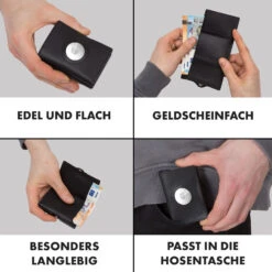 ZNAP Airtag Wallet 12 Karten Münzfach 9x1,8x6 Cm (BxHxT) RFID-Schutz 14 ZNAP Airtag Wallet 12 Karten Münzfach 9x1,8x6 Cm (BxHxT) RFID-Schutz -Haushaltsgeräte Geschäft 10040314 de 0005 logo