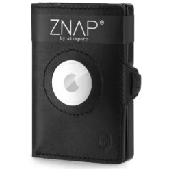 ZNAP Airtag Wallet 12 Karten Münzfach 9x1,8x6 Cm (BxHxT) RFID-Schutz