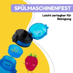 Schmatzfatz Trinkflasche Sportflasche 500 Ml 24 Cm Tritan -Haushaltsgeräte Geschäft 10040329 de 0004 usp