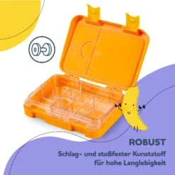 Junior Lunchbox 6 Fächer 21,3 X 15 X 4,5 Cm (BxHxT) BPA-frei -Haushaltsgeräte Geschäft 10040339 de 0006 usp