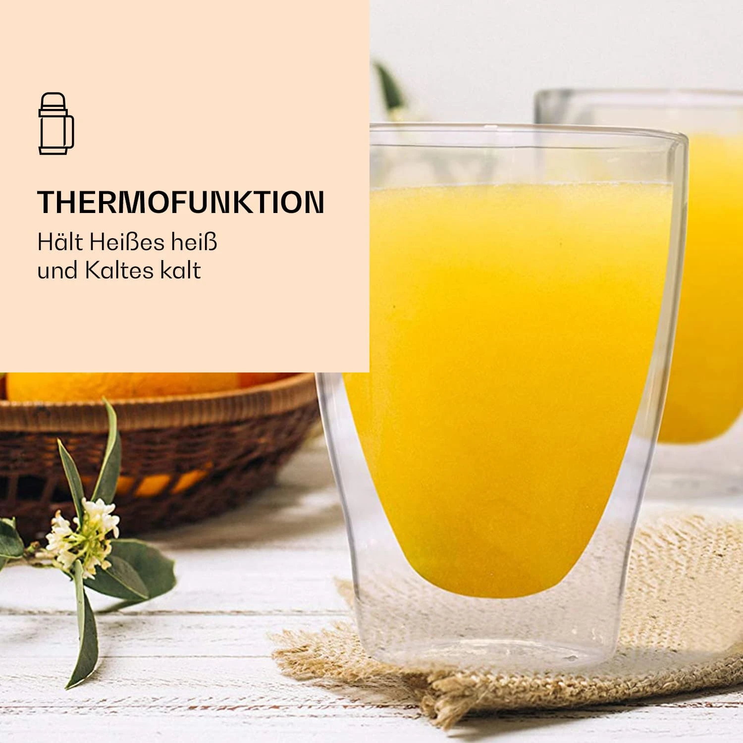 DUOS Doppelwandiges Glas | Thermoglas | 310 Ml | Trinkglas | Espressoglas, Teeglas, Shotglas | Für Heiße Und Kalte Getränke | Borosilikatglas| Hitze- Und Kältebeständig | Handgemacht | Spülmaschinenfest | Schwebe-Effekt 4 DUOS Doppelwandiges Glas | Thermoglas | 310 Ml | Trinkglas | Espressoglas, Teeglas, Shotglas | Für Heiße Und Kalte Getränke | Borosilikatglas| Hitze- Und Kältebeständig | Handgemacht | Spülmaschinenfest | Schwebe-Effekt – Bild 2