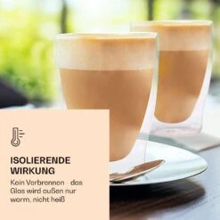 DUOS Doppelwandiges Glas | Thermoglas | 310 Ml | Trinkglas | Espressoglas, Teeglas, Shotglas | Für Heiße Und Kalte Getränke | Borosilikatglas| Hitze- Und Kältebeständig | Handgemacht | Spülmaschinenfest | Schwebe-Effekt 12 DUOS Doppelwandiges Glas | Thermoglas | 310 Ml | Trinkglas | Espressoglas, Teeglas, Shotglas | Für Heiße Und Kalte Getränke | Borosilikatglas| Hitze- Und Kältebeständig | Handgemacht | Spülmaschinenfest | Schwebe-Effekt -Haushaltsgeräte Geschäft 10040364 de 0004 logo