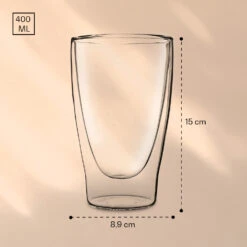 DUOS Doppelwandiges Glas 400 Ml Trinkglas Espresso Borosilikatglas 15 DUOS Doppelwandiges Glas 400 Ml Trinkglas Espresso Borosilikatglas -Haushaltsgeräte Geschäft 10040365 yy 0007 logo