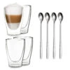 DUOS Doppelwandiges Glas 310 Ml Thermofunktion Inkl. Edelstahl-Löffel -Haushaltsgeräte Geschäft 10040386 yy 0001 titel