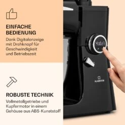 Renata Rossa Küchenmaschine 3-in-1 2000W 2,7PS 5Ltr Edelstahl BPA-frei 12 Renata Rossa Küchenmaschine 3-in-1 2000W 2,7PS 5Ltr Edelstahl BPA-frei -Haushaltsgeräte Geschäft 10040500 de 0003 logo