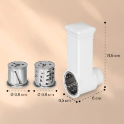 Renata Salat-Reibeaufsatz Zubehör Grob, Mittel, Fein 9 Renata Salat-Reibeaufsatz Zubehör Grob, Mittel, Fein -Haushaltsgeräte Geschäft 10040501 yy 0004 dimensions