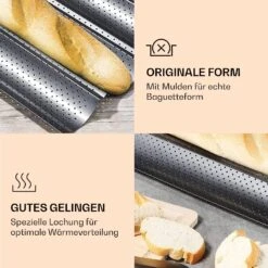 Feelino Baguettblech 3 Mulden -Haushaltsgeräte Geschäft 10040540 de 0004 logo