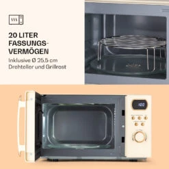 Julieta Mikrowelle Mit Grill 20l 700 / 800 W Ø25,5cm 8 Programme -Haushaltsgeräte Geschäft 10040731 de 0004 logo